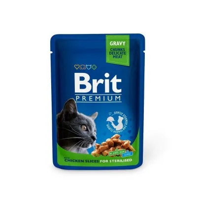 Brit Premium kanaviipaleet steriloiduille kissoille, 100g, kuva 1 / 1