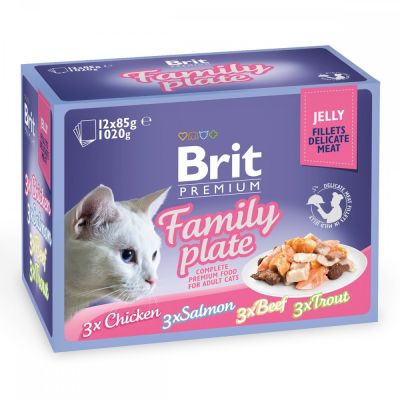 Brit Premium paloja hyytelössä Multipack 12x85g