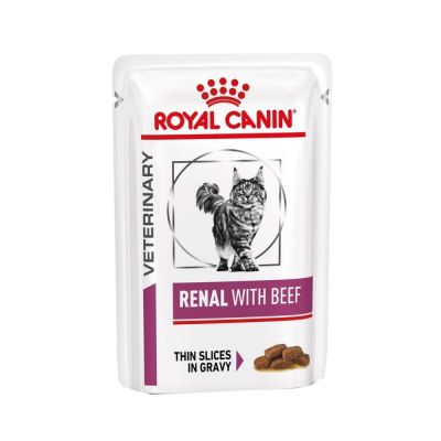 Royal Canin Veterinary Diets Royal Canin Renal Cat Beef wet, 12 x 85 g