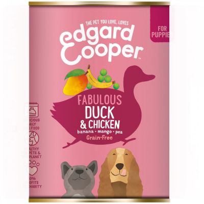 Edgard&Cooper Puppy Duck & Chicken 400 g