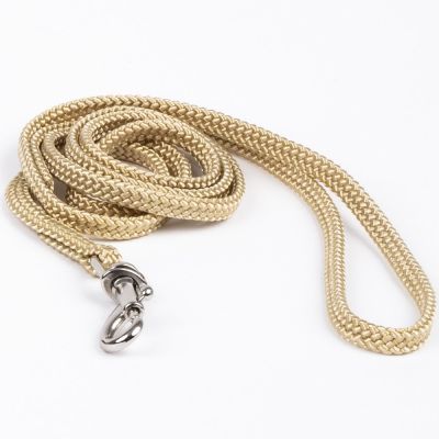 Näyttelyhihna Show Dog hop.lukko, beige (5 mm)