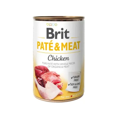 Brit Care Pate & Meat kana 400g, kuva 1 / 1