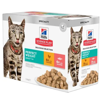 Hill's SP Feline Perfect Weight 12 x 85 g, kuva 1 / 1