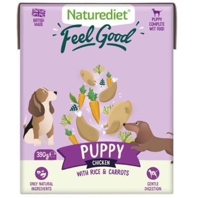 Naturediet Feel Good Puppy kana 390 g (390 g)