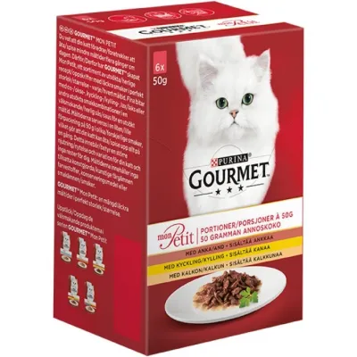 Gourmet Mon Petit Siipikarjalajitelma 6x50g