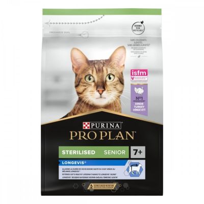 Purina Pro Plan Pro Plan Sterilised Cat 7+ Turkey (3 kg)