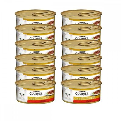 Gourmet Gold Nauta kastikkeessa 12x 85g