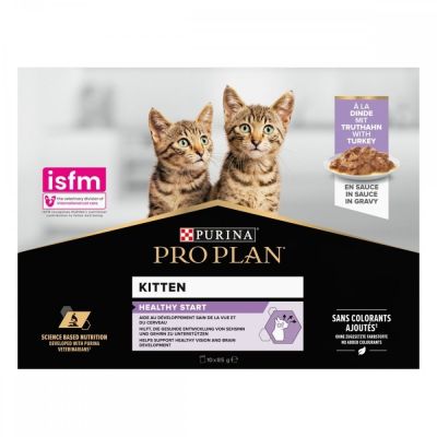 Purina Pro Plan Pro Plan Junior Cat Turkey Multipac Wet 10 x 85g