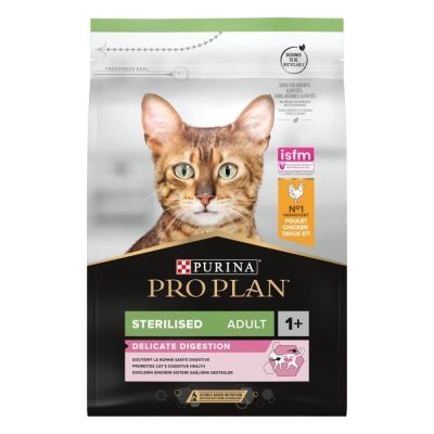 Purina Pro Plan Sterilised Adult 1+ Delicate Digestion kana (3 kg)