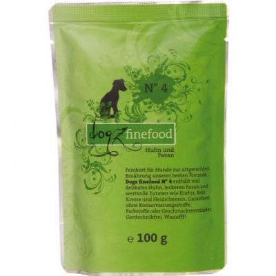 Dogz Finefood N°4 kana & fasaani (100 g)