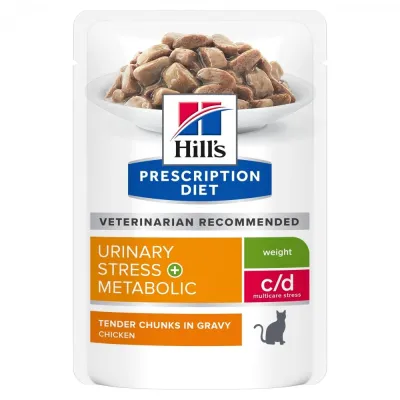 Hill's Prescription Diet Hill's Feline Metabolic + Urinary Stress wet 12 x 85 g, kuva 1 / 1