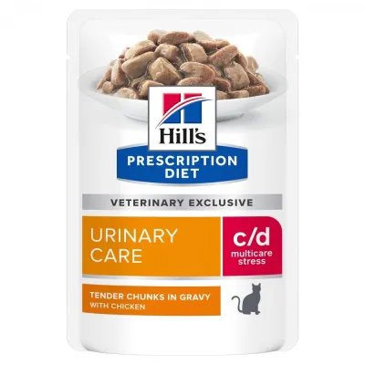 Hill's Prescription Diet Hill's Feline c/d Urinary Stress wet 12 x 85 g, kuva 1 / 1