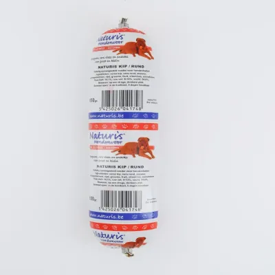 Naturis kana & nauta makkara (650 g)