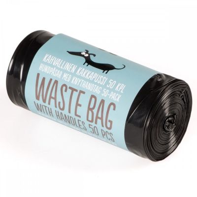 Little&Bigger Koirankakkapussi kahvalla L&B (Pinkki)