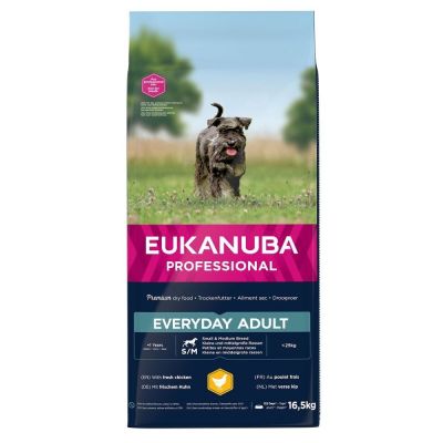 Eukanuba EveryDay Adult Small&Medium 16,5 kg