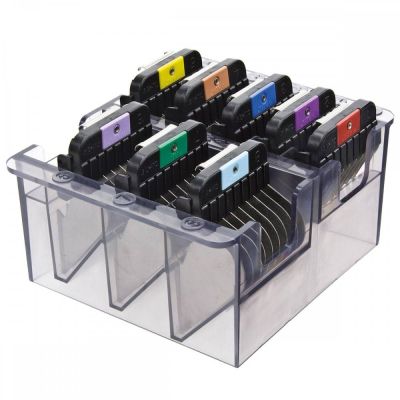 Leikkuukampasetti Wahl 8 kpl (3-25 mm) ruostumaton teräs