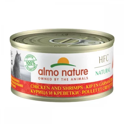 Almo Nature HFC -kissan märkäruoka, kana ja katkaravut 70 g, kuva 1 / 1