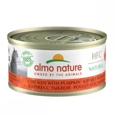 Almo Nature HFC -kissan märkäruoka, kana ja kurpitsa 70 g, kuva 1 / 1