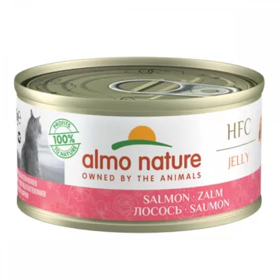 Almo Nature HFC -kissan märkäruoka hyytelössä, lohi 70 g, kuva 1 / 1