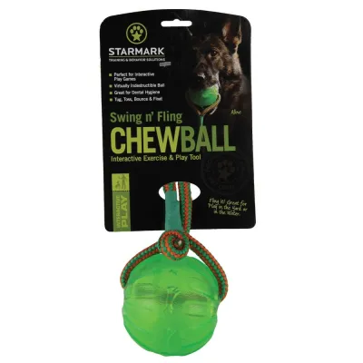 Starmark geelipallo Swing Fling Chew 8,9 cm
