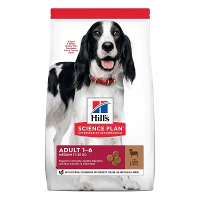 Hill's SP Adult Medium Lamb & Rice (14 kg), kuva 1 / 1