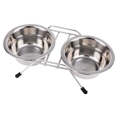 Koiran kuppiteline Little&Bigger Double Diner (2x430ml), kuva 1 / 1