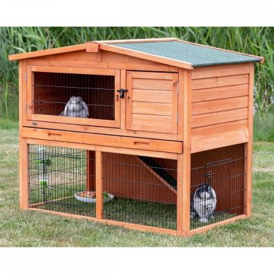 Ulkohäkki Trixie Natura, 124×102×78 cm Ruskea / 2-tasoa