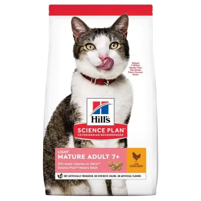 Hill's SP Feline Mature 7+ Light (7 kg), kuva 1 / 1
