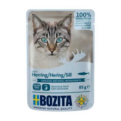 Bozita Feline silliä kastikkeessa 85 g, kuva 1 / 1