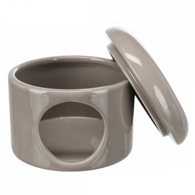 Keraaminen mökki taupe Trixie 16cm