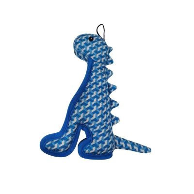 Koiran lelu Bark-a-Boo Tough Toys dinosaurus sininen