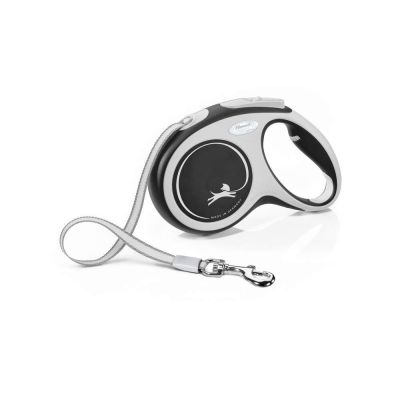 Flexi New Comfort Tape M 5 m (Musta)