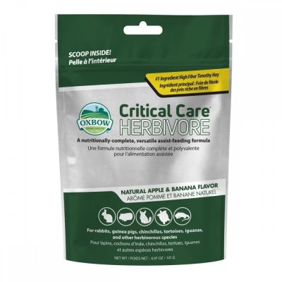 Oxbow Critical Care Herbivore, omena/banaani (140 g)