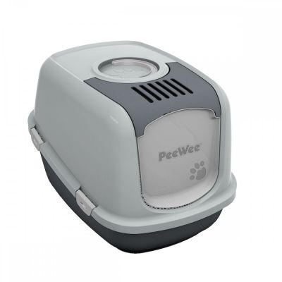 Kissan pellettivessa Peewee EcoDome XL (Harmaa)