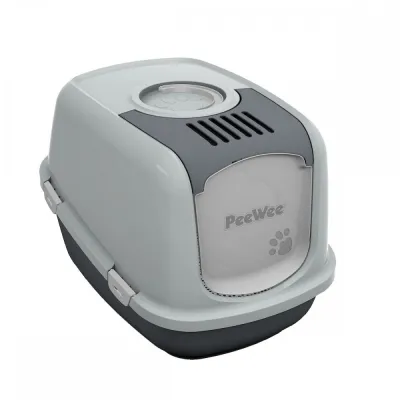 Kissan pellettivessa Peewee EcoDome XL (Harmaa)