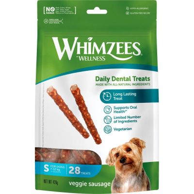 Whimzees Veggie Sausage Small 28-pack (Small)
