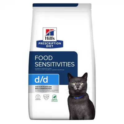 Hill’s Prescription Diet Feline d/d Food Sensitivities Duck & Green Peas (1,5 kg), kuva 1 / 1