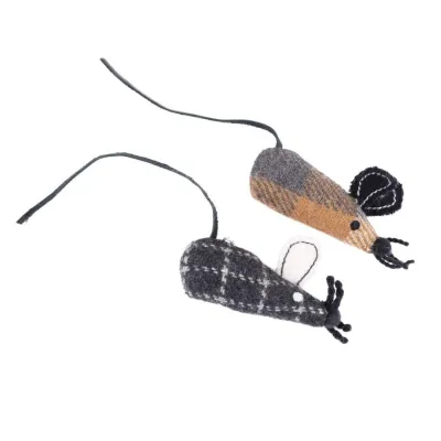 Kissanlelu Gaia UpcycledWool Cat hiiret 2-pack