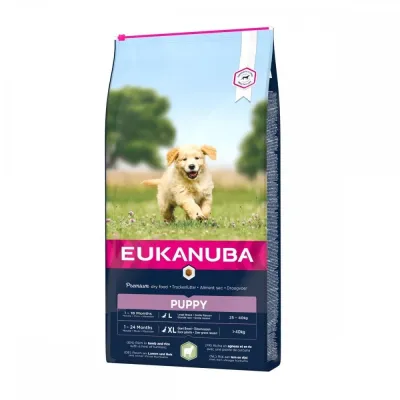 Eukanuba Puppy & Junior Large Breed Lamb & Rice (12 kg), kuva 1 / 1