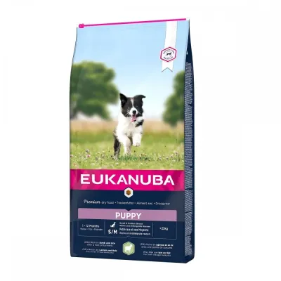 Eukanuba Puppy & Junior Small & Medium Breed Lamb & Rice (12 kg), kuva 1 / 1