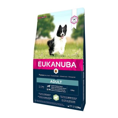 Eukanuba Adult Small & Medium Breed Lamb & Rice (2,5 kg)