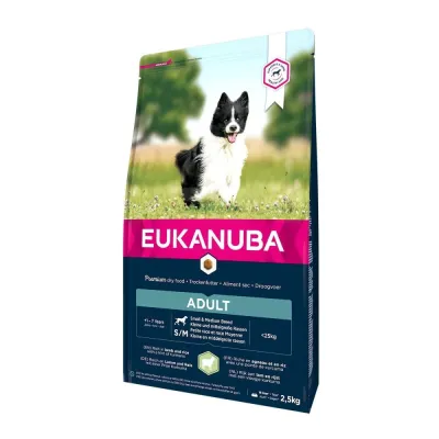Eukanuba Adult Small & Medium Breed Lamb & Rice (2,5 kg), kuva 1 / 1