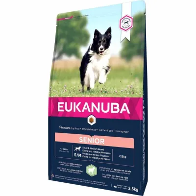 Eukanuba Senior Small & Medium Breed Lamb & Rice (2,5 kg), kuva 1 / 1