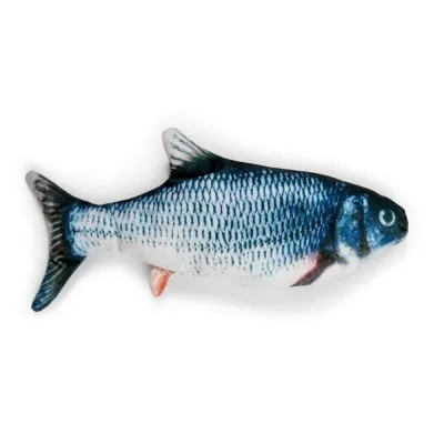 Little&Bigger KickFish USB-ladattava kalalelu kissanmintulla (Sininen), kuva 1 / 1