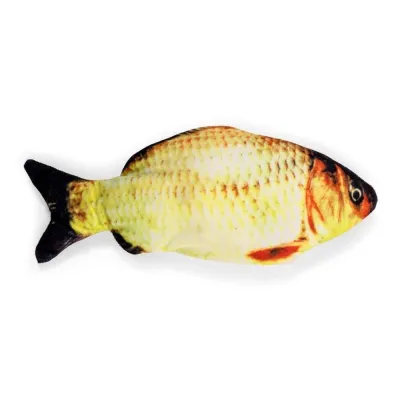 Little&Bigger KickFish USB-ladattava kalalelu kissanmintulla (Keltainen), kuva 1 / 1