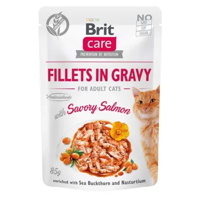 Brit Care Gravy lohifilee kastikkeessa 85 g, kuva 1 / 1