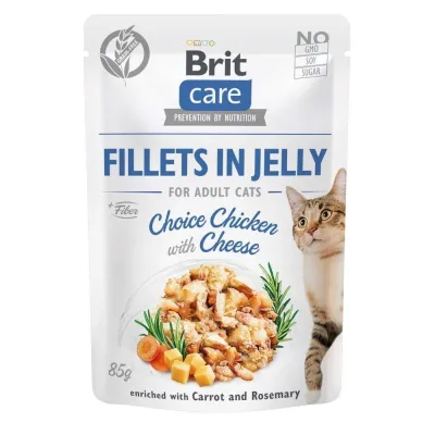 Brit Care Jelly kanafilee & juusto hyytelössä 85 g, kuva 1 / 1