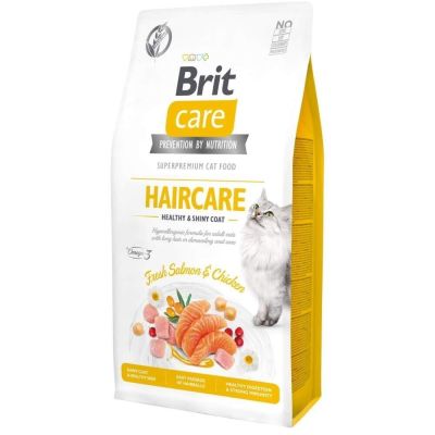 Brit Care Cat Grain-Free Haircare Healthy & Shiny Coat (7 kg)