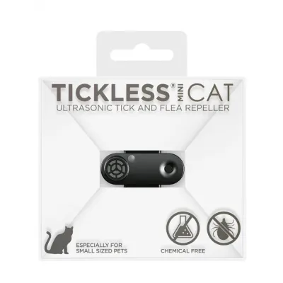 Tickless MINI -punkkikarkote kissalle (Musta)