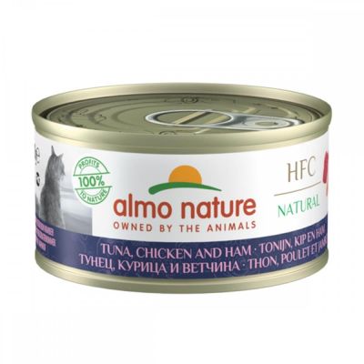 Almo Nature HFC tonnikala, kana, kinkku 70 g